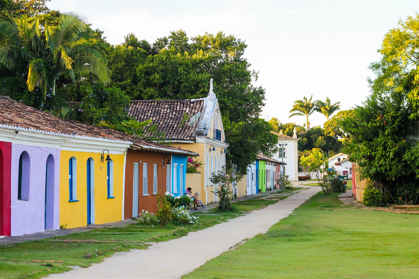 Casario colorido da Cidade Histórica de Porto Seguro