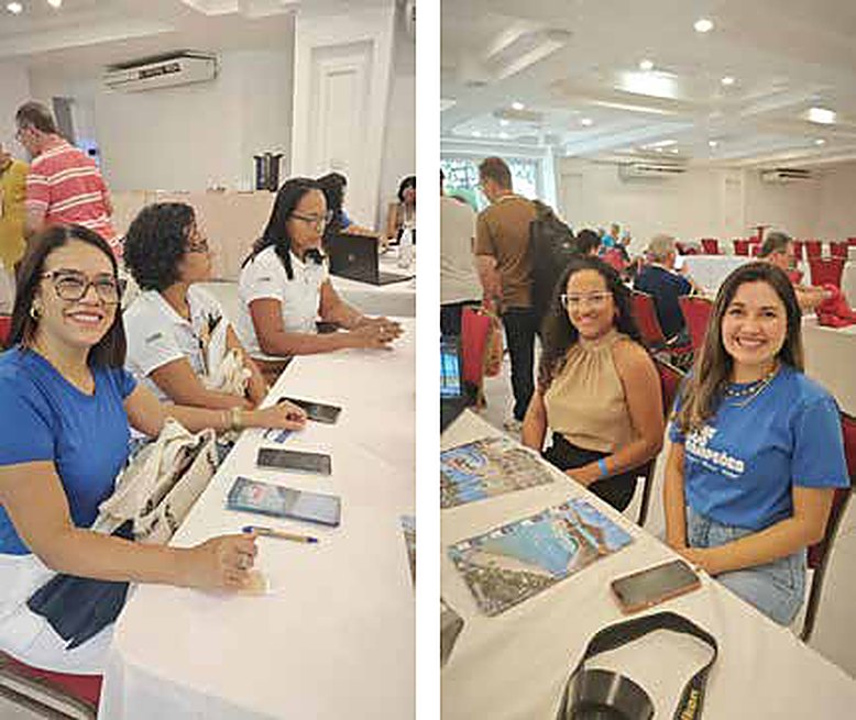 Representantes da Tribal Turismo na Rodada de Conversa do II Encontro Febtur, em Porto Seguro